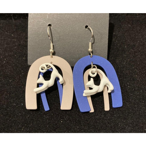 Cat earrings - Picture 1 of 3